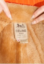 Vintage Celine Shearling Coat 70s Afghan Coat