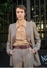 70s Vintage nos suit jacket with flared trousers