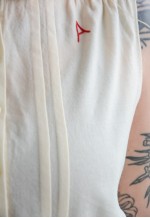 Vintage Cream Wool Mini Dress