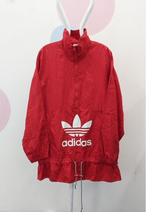 Red Y2K Pullover Jacket