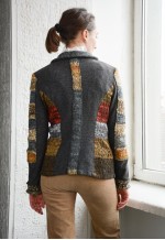 Vintage Y2K Bohemian Mixed Fabrics Jacket