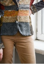 Vintage Y2K Bohemian Mixed Fabrics Jacket