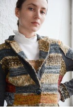 Vintage Y2K Bohemian Mixed Fabrics Jacket