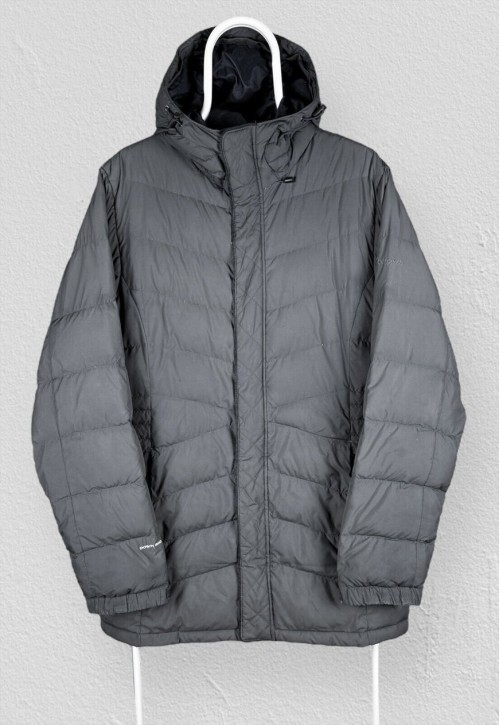 Grey Puffer Jacket Down 600 Fill Womens UK 16 XL