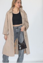 Vintage Mac Oversized Belted Trench Coat