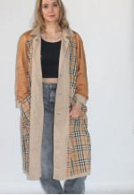 Vintage Mac Oversized Belted Trench Coat
