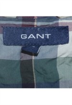 Vintage 90's GANT Windbreaker Plain Full Zip Up Beige Cream
