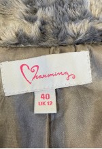 Grey Faux Fur Coat